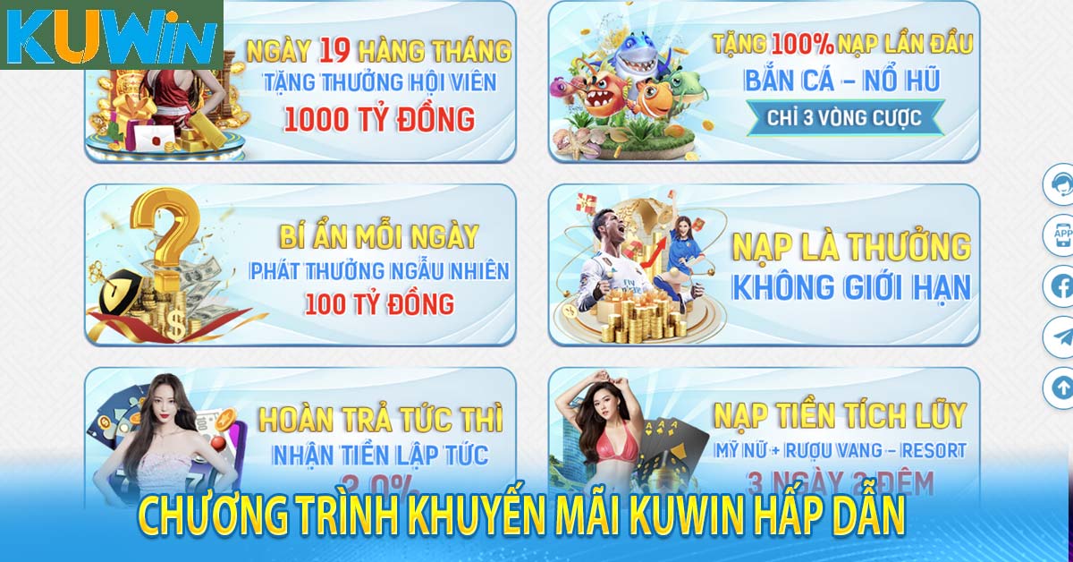 Chương trình khuyến mãi Kuwin hấp dẫn